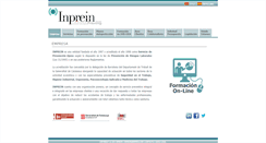 Desktop Screenshot of inprein.com